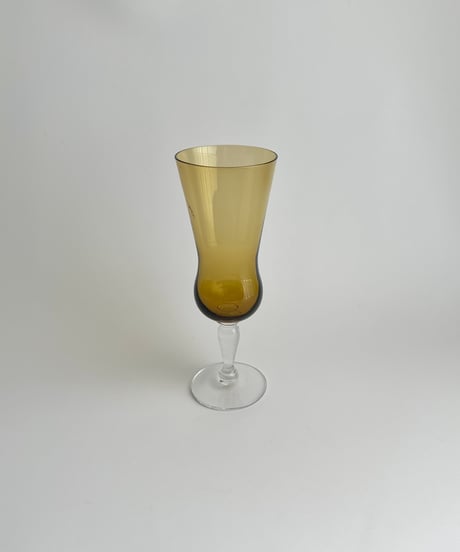 Glass｜Vase｜花瓶｜アンバー｜ガラスのフラワーベース
