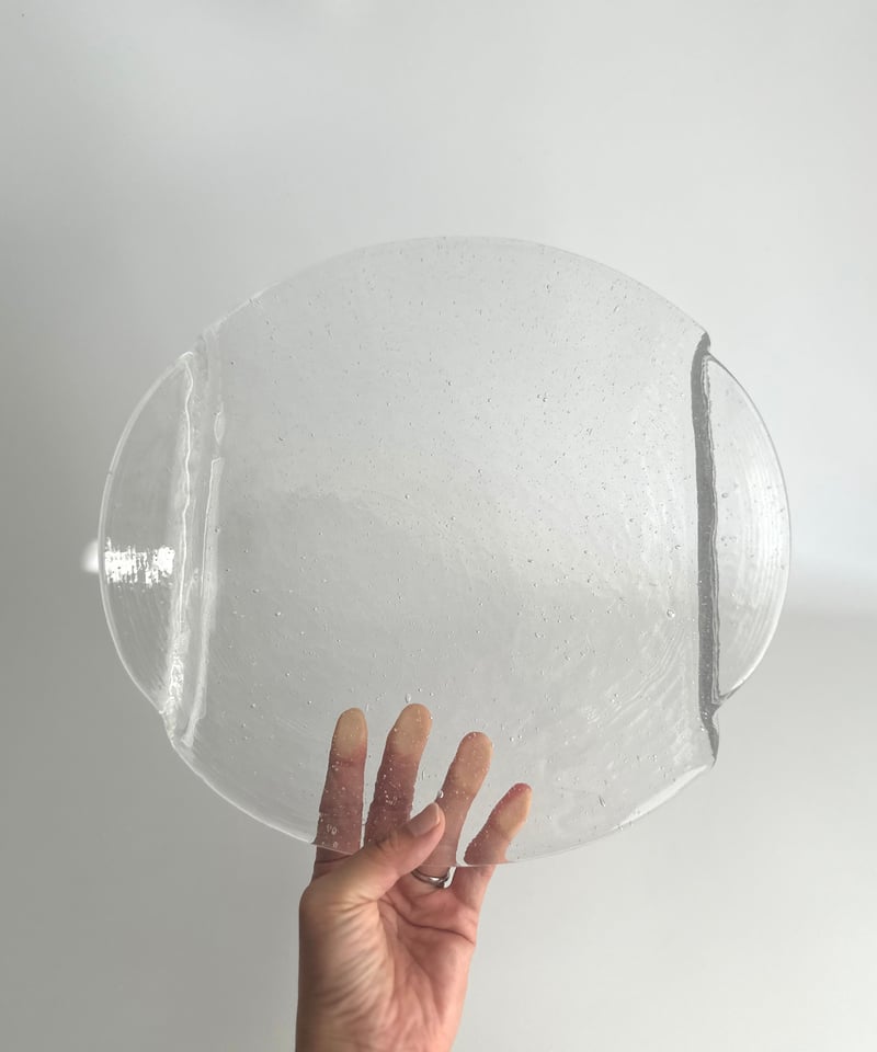 Plate｜大皿｜ガラス｜北欧ヴィンテージ | roi｜北欧ヴィンテージ雑貨