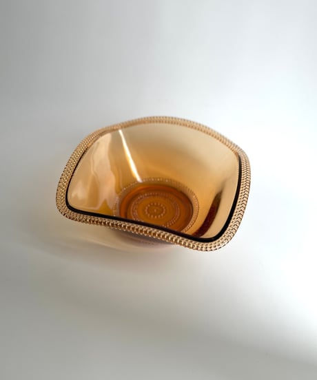 Bowl｜ガラスボウル｜アンバーガラス｜フルーツボウル