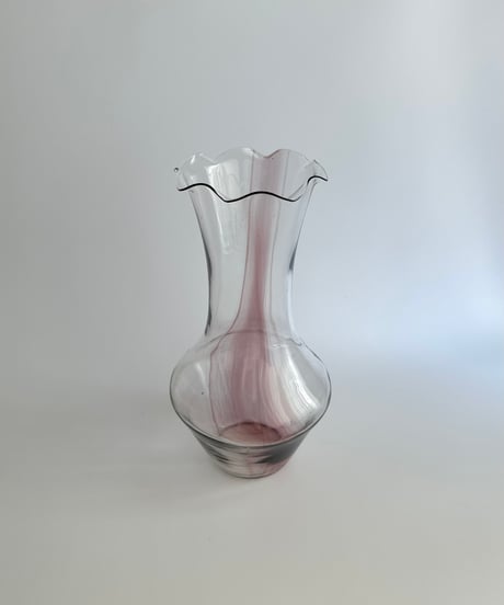 Vase｜1970s｜フリルエッジ｜フラワーベース