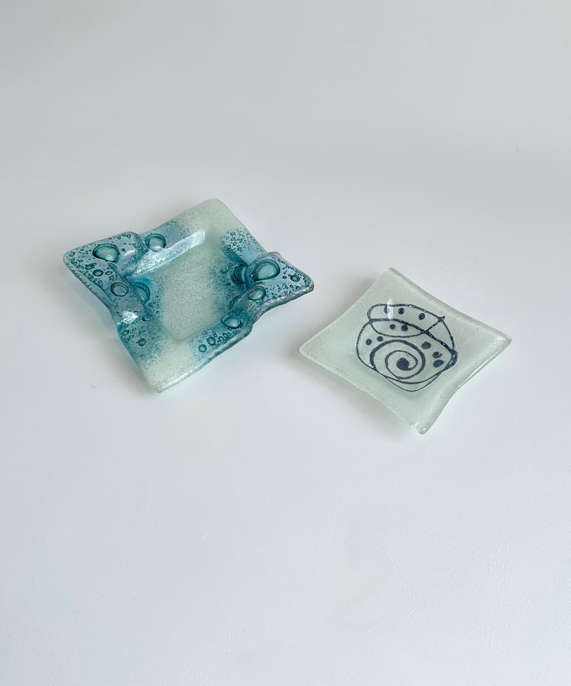 Tray｜小さなトレイ｜小皿｜アートガラス | roi home｜北欧