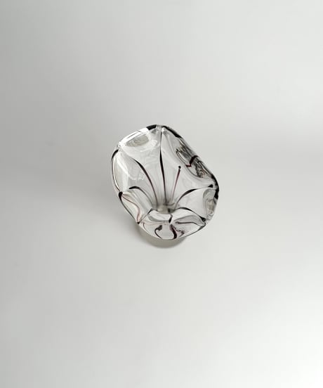 Vase｜花瓶｜ボーンベース｜ストライプ｜ガラスのフラワーベース