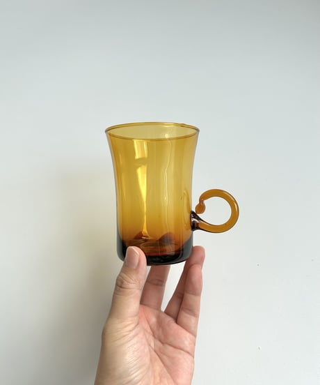 Mug｜ガラスのマグカップ｜アンバー