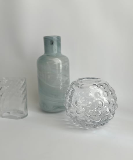 Vase｜バブルガラスフラワーベース｜球体｜丸い花瓶
