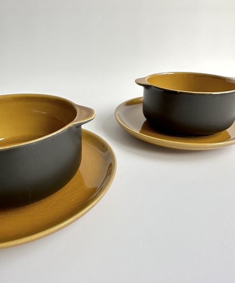 Soup cup & Saucer｜Melitta｜スープカップ｜スープボウル｜ドイツ