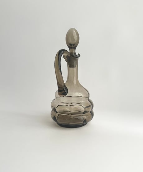 Carafe｜ガラスカラフェ｜decanter｜ブラウン｜花瓶