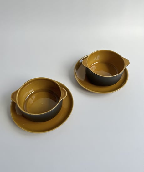 Soup cup & Saucer｜Melitta｜スープカップ｜スープボウル｜ドイツ