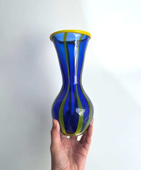 Vase｜花瓶｜アートガラス｜ストライプ