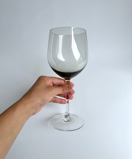 Glass｜大きなワイングラス｜スモーキーブラウン