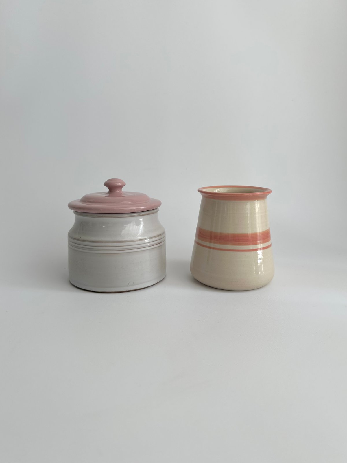 ★アメリカ2007Rowe Pottery Works陶器製キャニスター★壺 ☆アメリカ2007Rowe Pottery Works陶器製キャニスター☆壺