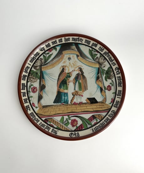 Wall Plate｜絵皿｜Hoganas Keramik｜ホガナス｜北欧ヴィンテージ｜スウェーデン