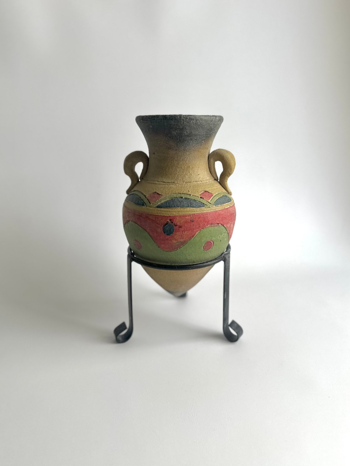 Vase｜AMFORA｜アンフォラ｜壺｜スタンド付き | roi｜北欧ヴィンテージ雑貨