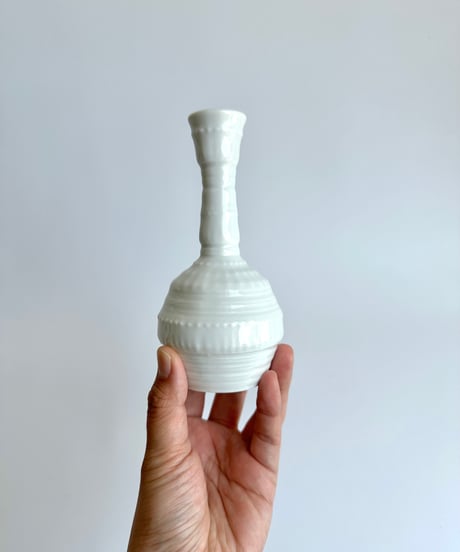 Vase｜白い花瓶｜西ドイツ製｜一輪挿し
