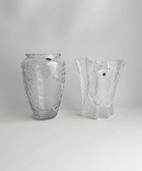 Vase｜ガラスの花瓶｜オーストリア製｜Stölzle-Oberglas