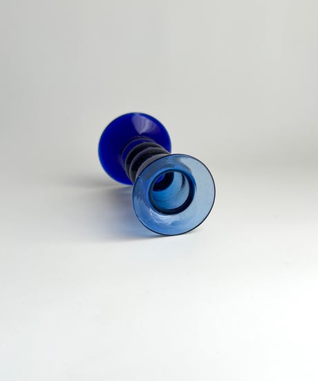 Candle holder｜ガラスのキャンドルホルダー｜燭台｜ミッドセンチュリー