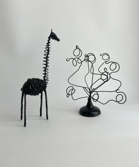 Giraffe｜キリンのオブジェ｜ワイヤーアート｜置物