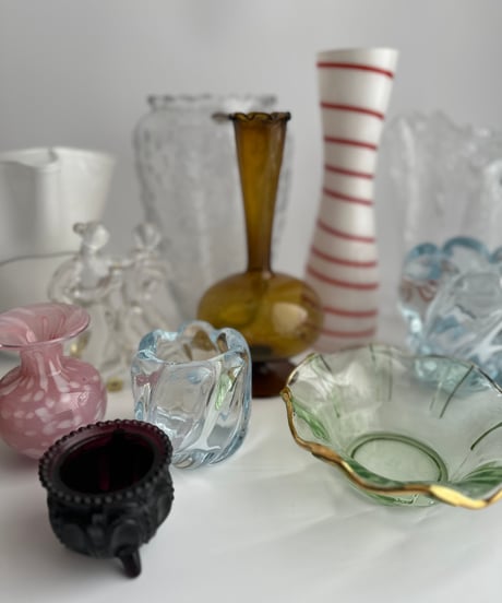Vase｜ガラスの花瓶｜オーストリア製｜Stölzle-Oberglas