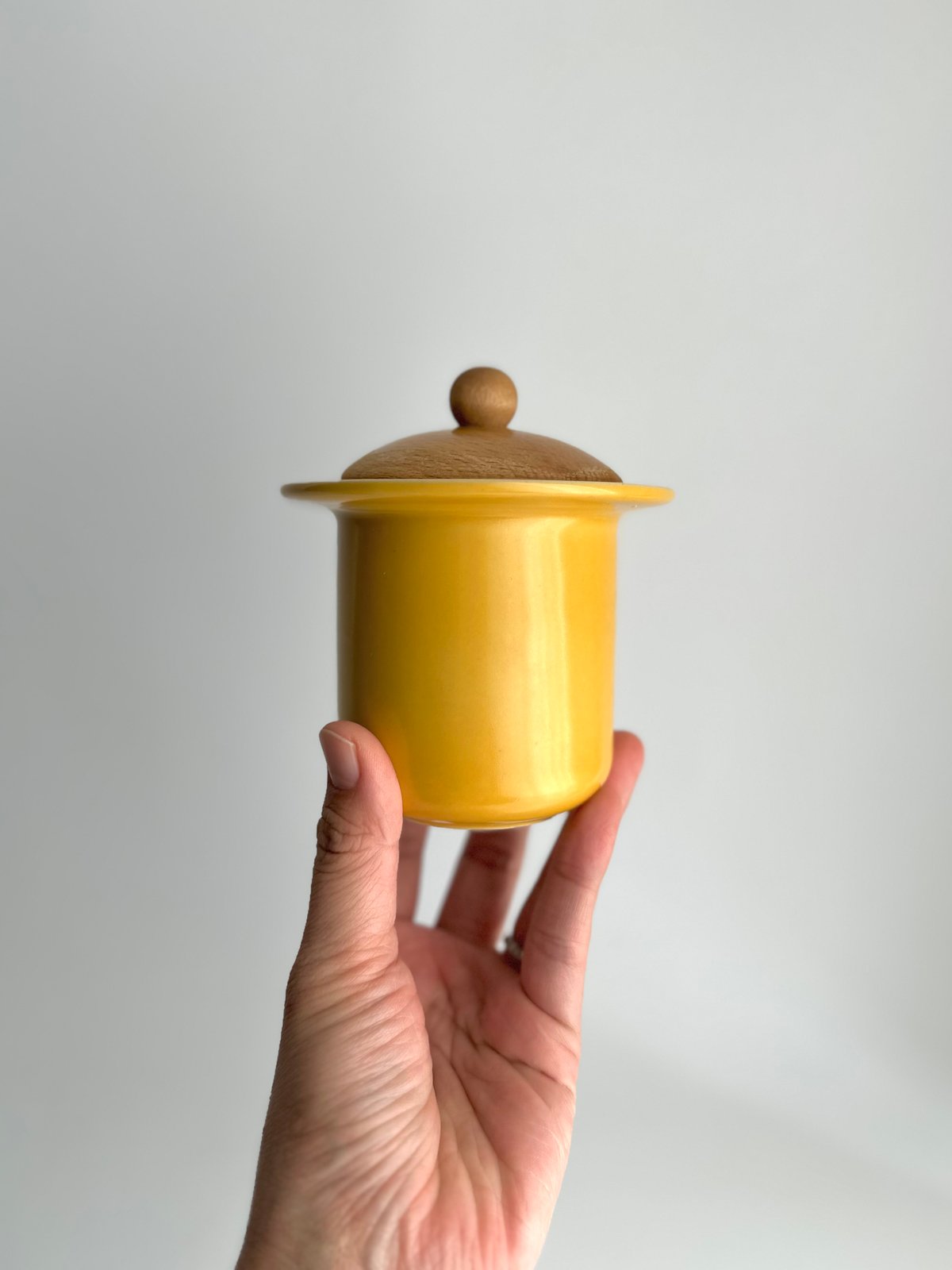 RANSBURG ランズバーグ キャニスター 缶 6点セット 黄色 花 Canister｜Höganäs Keramik｜ホガナス｜キャニスター｜蓋付き瓶