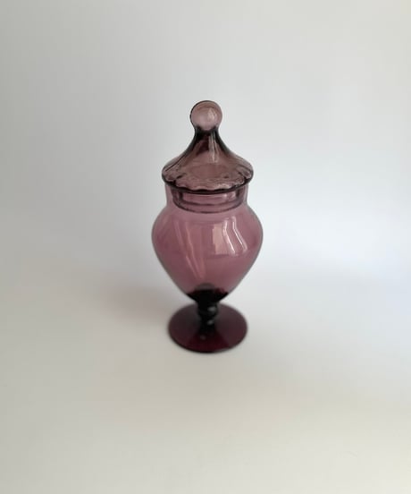 Jar｜イタリア製｜蓋付き｜キャンディーポット