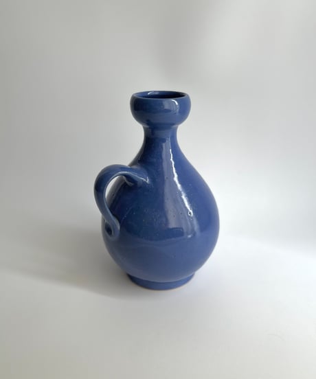 Vase｜Studio Pottery｜Blue｜花器