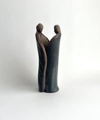 Sculpture｜Stengods Keramik｜カップル｜陶器の置物