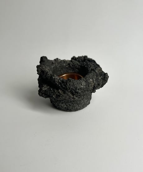 Candle Holder｜ 燭台｜溶岩石｜燭台