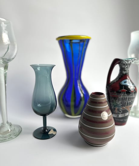 Vase｜花瓶｜アートガラス｜ストライプ