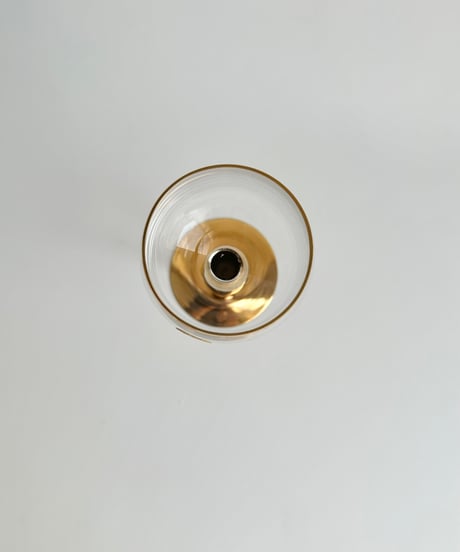 Glass｜ワイングラス｜Bohemia｜ゴールド｜チェコスロバキア