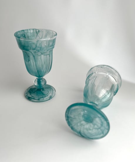 Glass｜ブルーのグラス｜アートガラス