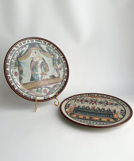 Wall Plate｜絵皿｜Hoganas Keramik｜北欧ヴィンテージ