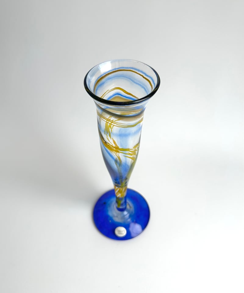 Vase｜Leksands Glashytta｜アートガラス｜花瓶｜スウェーデン | roi