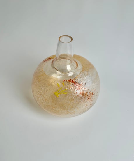 Vase｜Själaglas｜オレンジ｜フラワーベース｜スウェーデン
