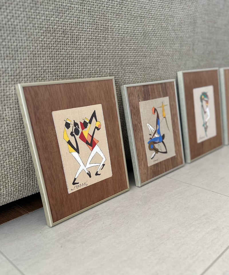 ヴィルジリオ•ナバイス　Virgilio Nabais　手書き　ブラジル芸術家 Wall Art｜絵画｜Virgilio Nabais｜ブラジル｜民族 | roi home｜