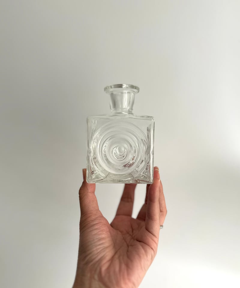 Bottle｜ガラスボトル｜キューブ型｜一輪挿し｜花瓶 | roi home｜北欧