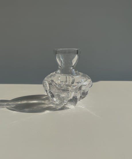 Vase｜Skruf Glasbruk｜LARS HELLSTEN｜花瓶｜北欧ヴィンテージ