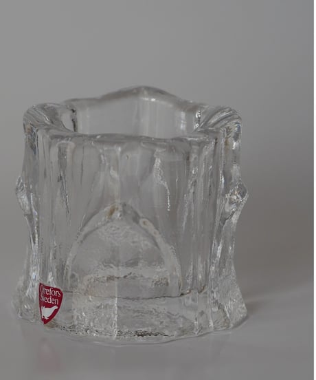 Candle Holder｜Orrefors ｜オレフォス｜クリスタルガラス｜スウェーデン