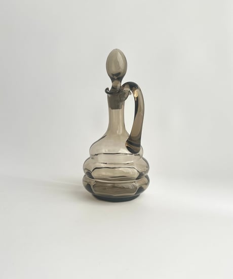 Carafe｜ガラスカラフェ｜decanter｜ブラウン｜花瓶