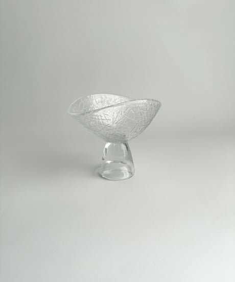 Creamer/Bowl｜クリーマー｜シュガーボウル｜Riihimäen Lasi｜フィンランド