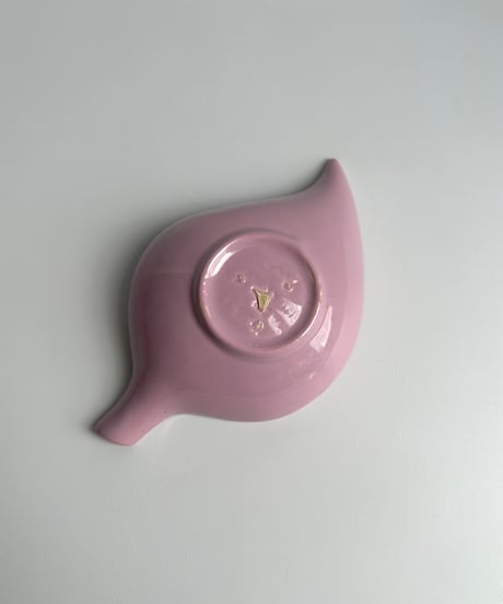 Tray｜リーフ｜灰皿｜ピンクのトレイ｜ノルウェー