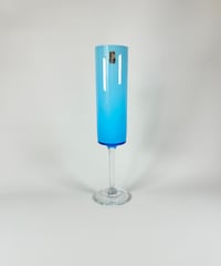 Vase｜Opaline Suedoise｜水色｜ガラスの花瓶｜北欧ヴィンテージ
