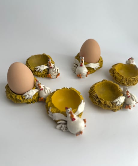 Egg Cup｜エッグカップ｜イタリア製｜Paolo Chiari｜にわとり