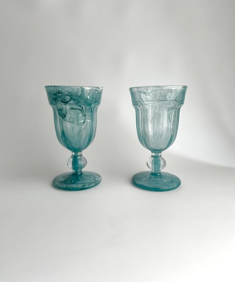 Glass｜ブルーのグラス｜アートガラス