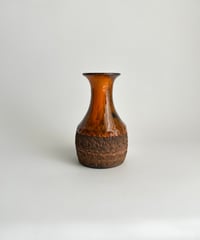 Vase｜陶器製の花瓶｜デンマーク｜オレンジ