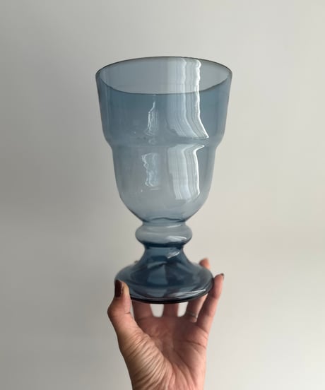 Vase ｜Blue｜Scandinavian｜大きなガラスベース｜北欧