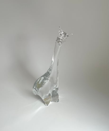 Giraffe｜Eneryda Glasbruk｜キリンのオブジェ｜ガラスの置物｜スウェーデン