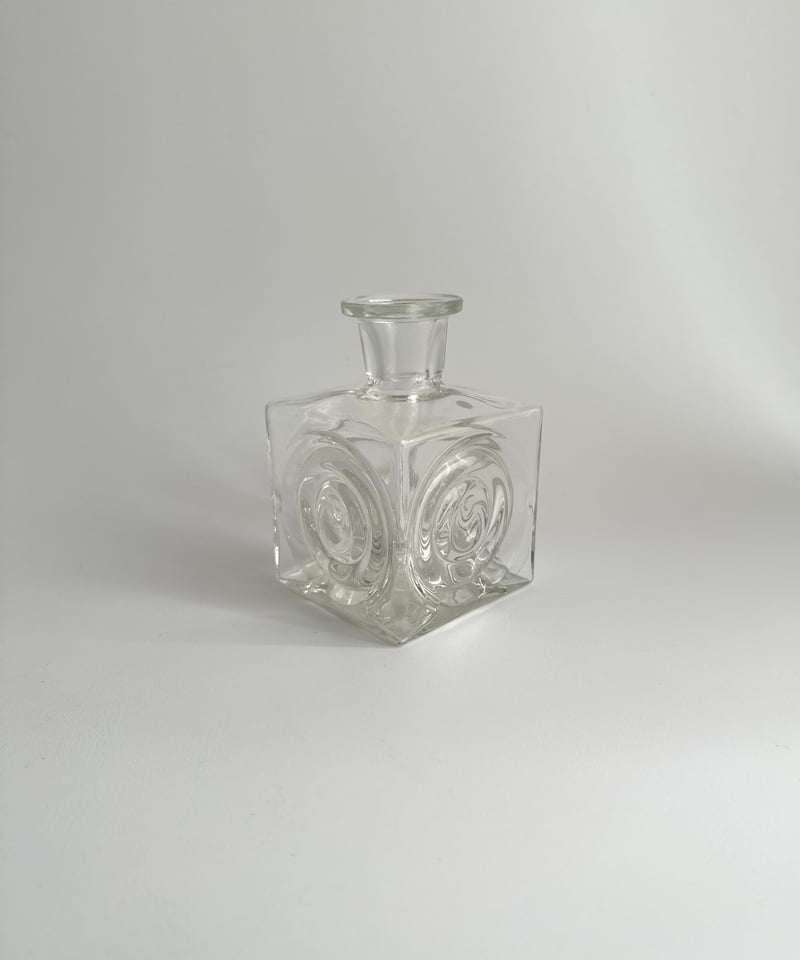 Bottle｜ガラスボトル｜キューブ型｜一輪挿し｜花瓶 | roi home｜北欧