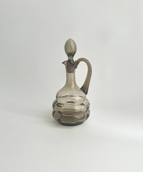 Carafe｜ガラスカラフェ｜decanter｜ブラウン｜花瓶