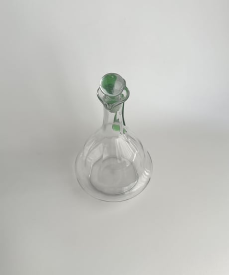 Carafe｜カラフェ｜decanter｜グリーン｜北欧ヴィンテージ