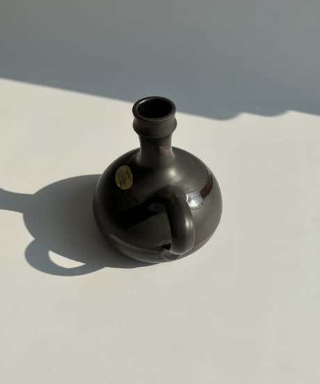 Vase｜Töpferhof Römhild｜ブラック｜東ドイツ｜ヴィンテージ花瓶