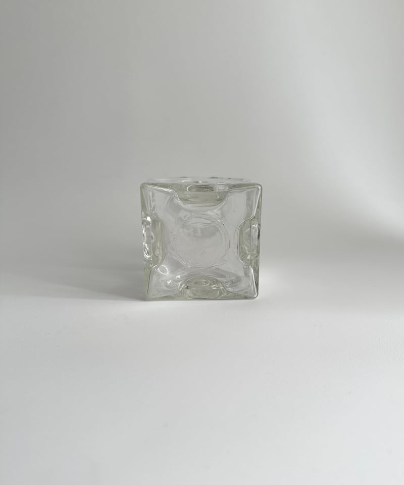 Bottle｜ガラスボトル｜キューブ型｜一輪挿し｜花瓶 | roi home｜北欧